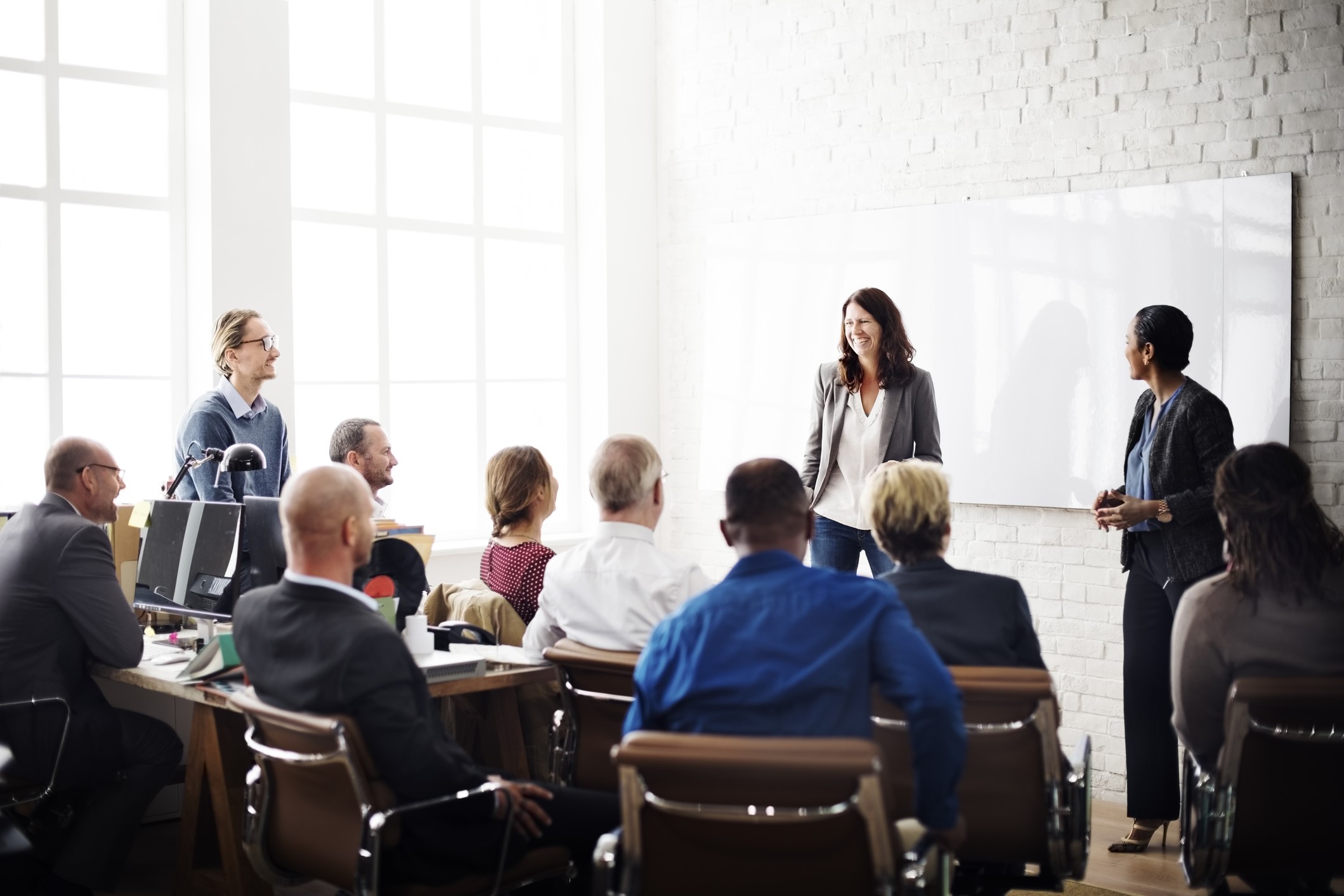 Leading through change - meeting with employees