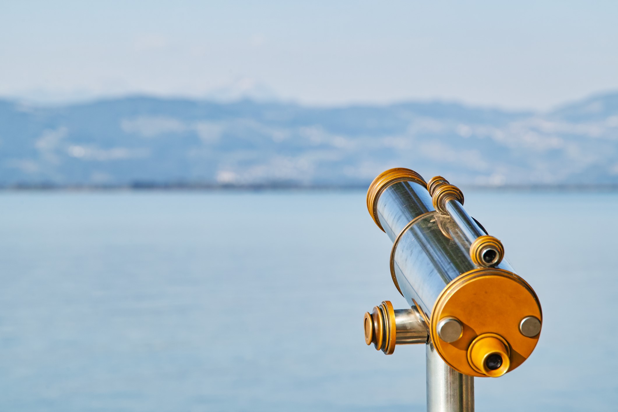 Telescope on the shore