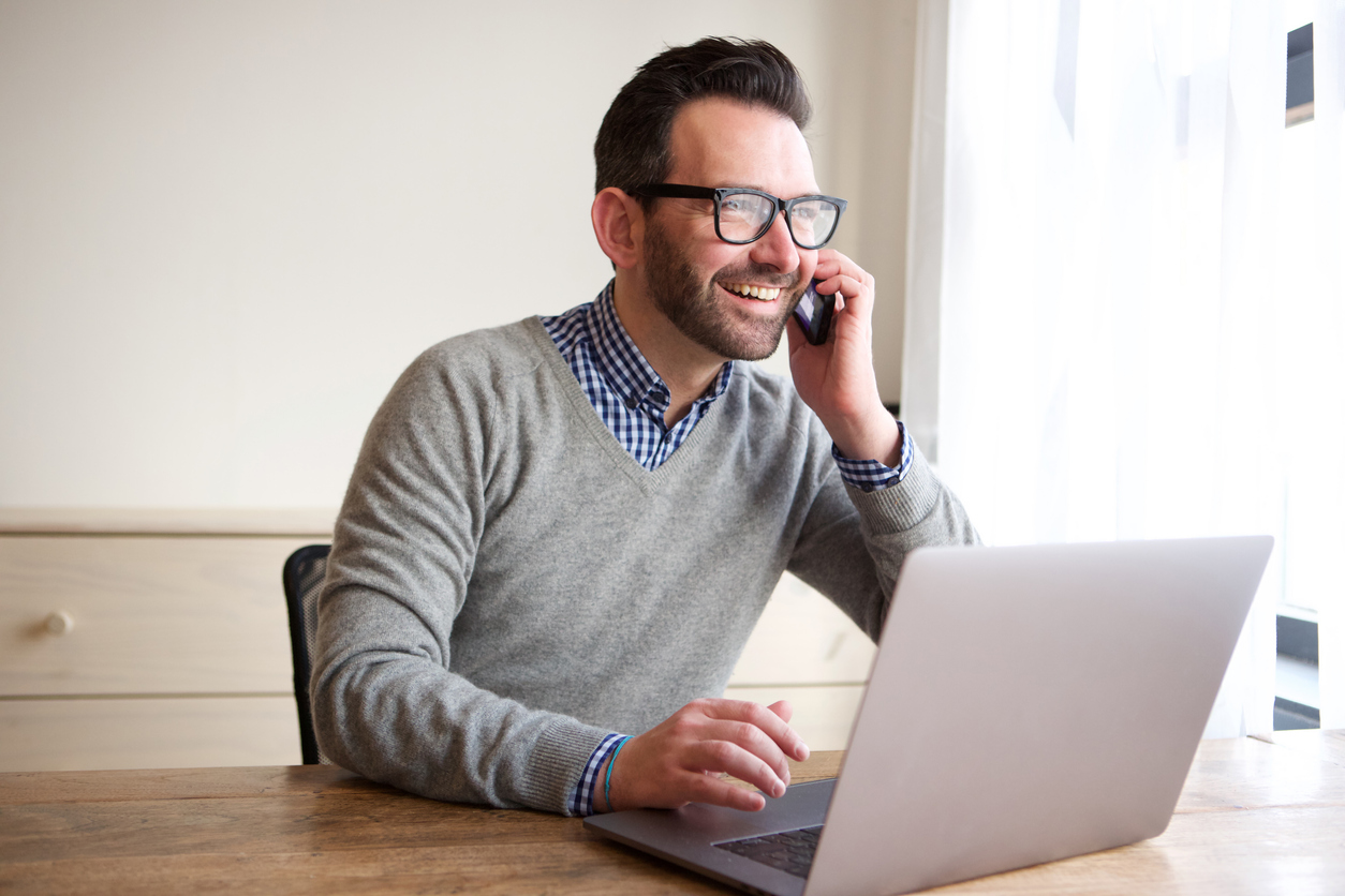 Happy Remote Worker