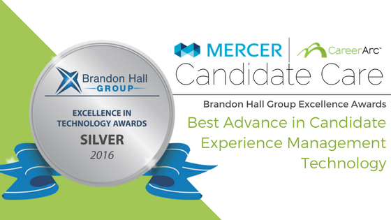 Mercer and INTOO Win Silver Brandon Hall Group Excellence Award in Technology