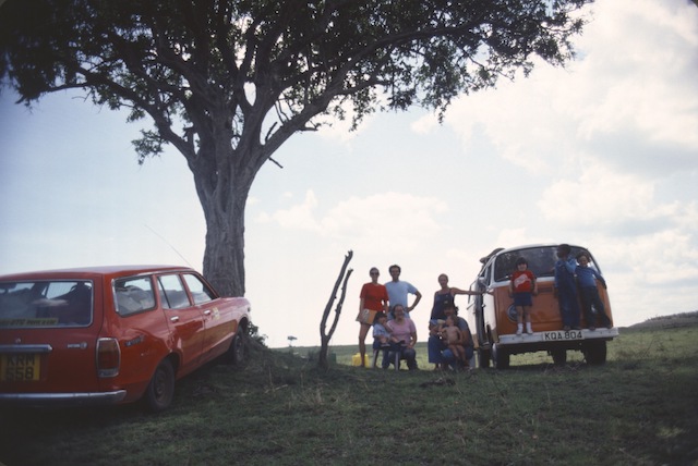 Mira with her family in Kenya in 1978