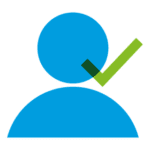person-checkmark-icon icon of person with checkmark