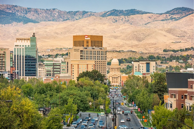 boise-outplacement-services Downtown Boise, ID, representing outplacement services in Boise.
