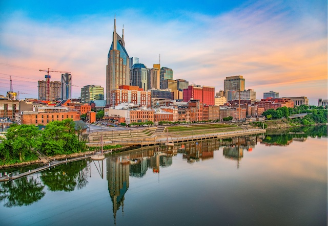 nashville-outplacement-services Nashville skyline to represent Nashville outplacement services