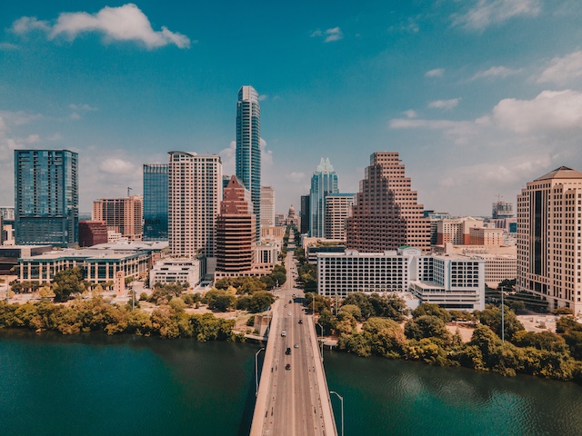 Austin, TX skyline representing outplacement services in Austin