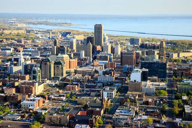 Buffalo, NY skyline representing outplacement services in Buffalo