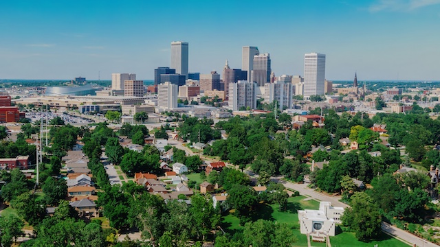 Tulsa, OK skyline representing outplacement services in Tulsa